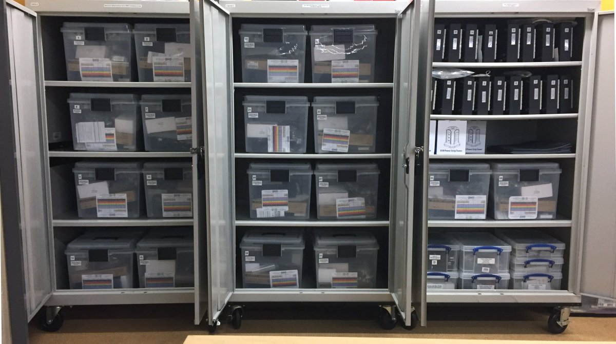 Storage Cabinets in EBMDC